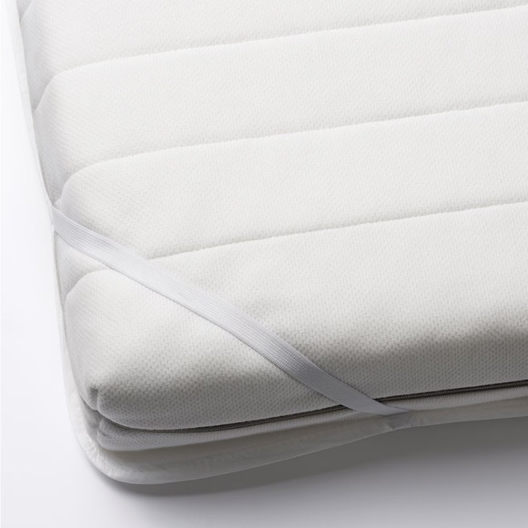 IKEA Lenast Waterproof Protector 38x75” Len x2 Fitted Sheets 38x61” - Picture 4 of 16